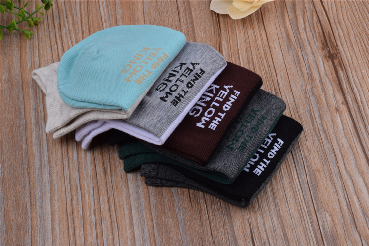 駿騰襪業(yè) 竹棉男士襪子除臭襪純棉星期襪彩棉