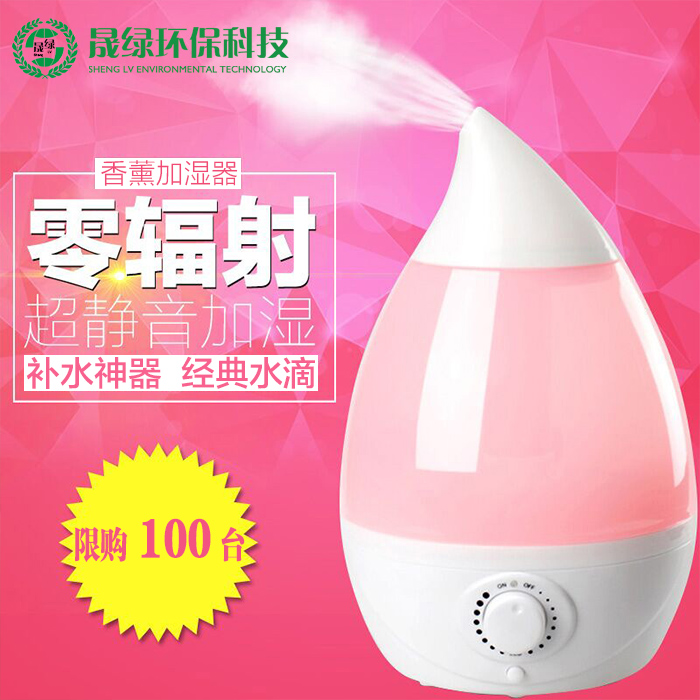 晟綠加濕器家用靜音臥室嬰兒孕婦辦公室迷你香薰空氣創(chuàng)意氧吧特價