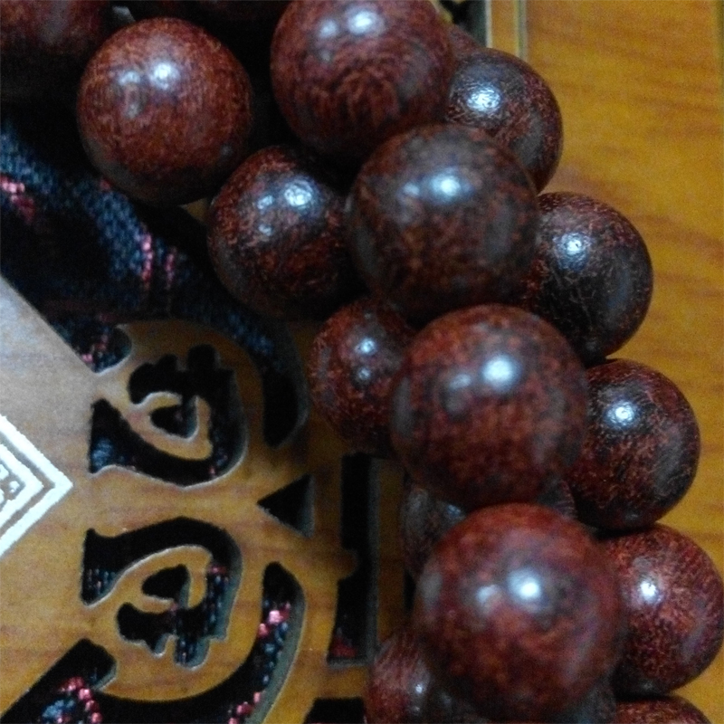 印度小葉紫檀手串8mm*108顆佛珠手鏈木制工藝品廠家直銷 佛珠手鏈手串工廠批發(fā)