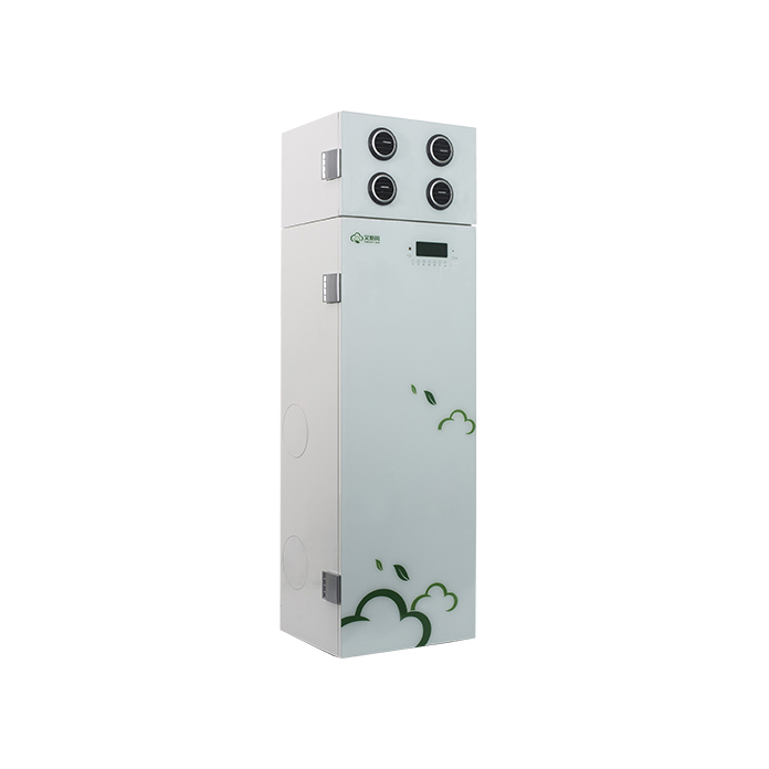 艾新風儒風600柜式新風系統(tǒng) 智能云控全熱交換新風機 家用學校超市通風設備