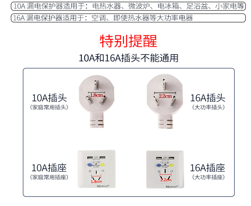 廣東深圳 防觸電 家用熱水器漏電保護(hù)插頭