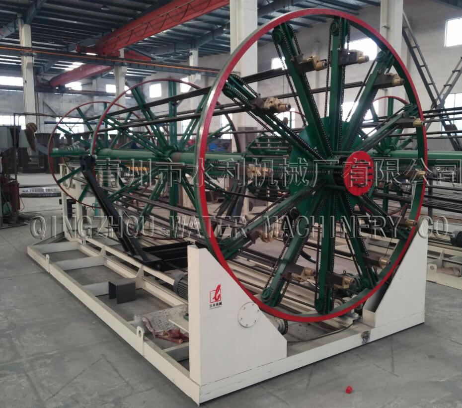 懸輥水泥制管機