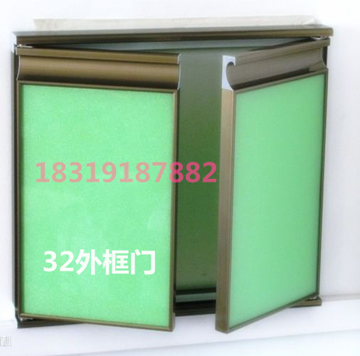 櫥柜晶鋼門材料  晶鋼門鋁材