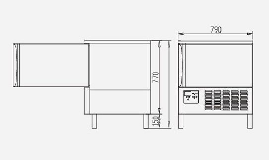 五盤急速冷凍柜，超低溫柜，深冷冷凍柜
