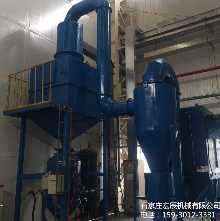 瓷磚噴砂房  鋼格板地板噴砂房  蜂窩地板回收噴砂房