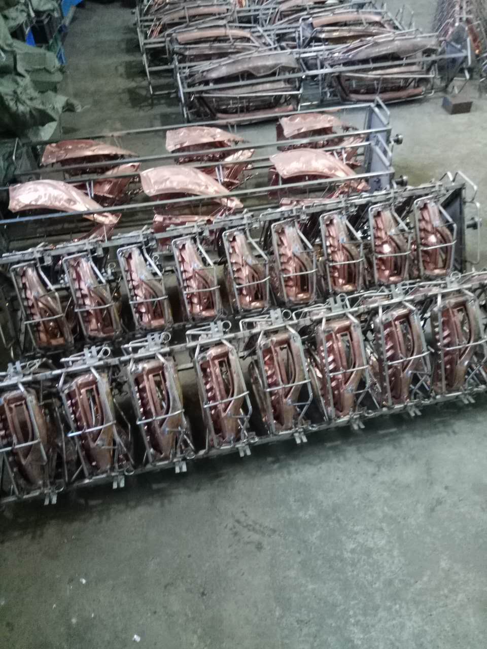 車燈鍍鋁遮蔽工裝 車燈遮蔽銅模  遮蔽掛具    車燈鍍鋁掛具