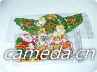 供應各種萬圣節(jié)貼花 圣誕貼花 節(jié)日貼花 靜電貼