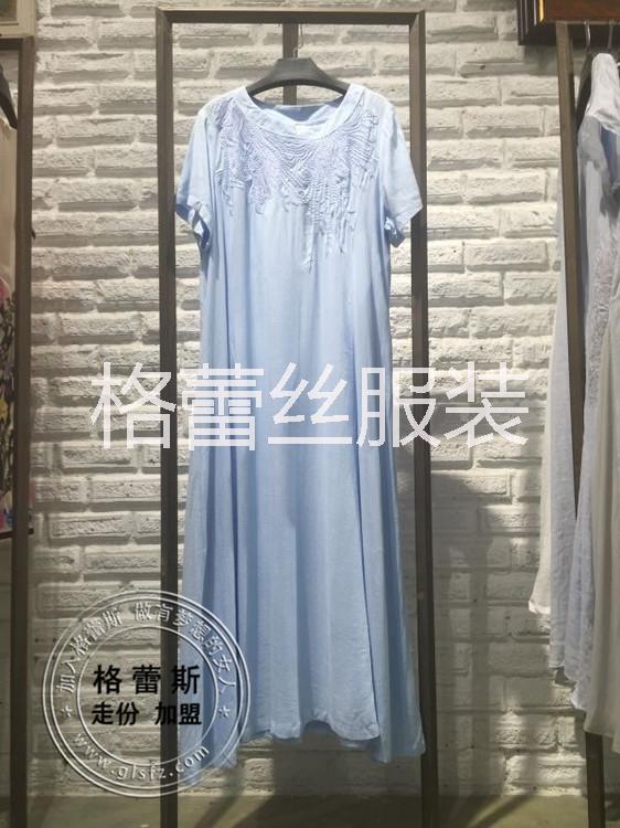 廠家一手貨源/新款棉麻系連衣裙