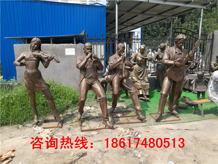 玻璃鋼音樂(lè)人物雕塑，廠家現(xiàn)貨出售，*惠