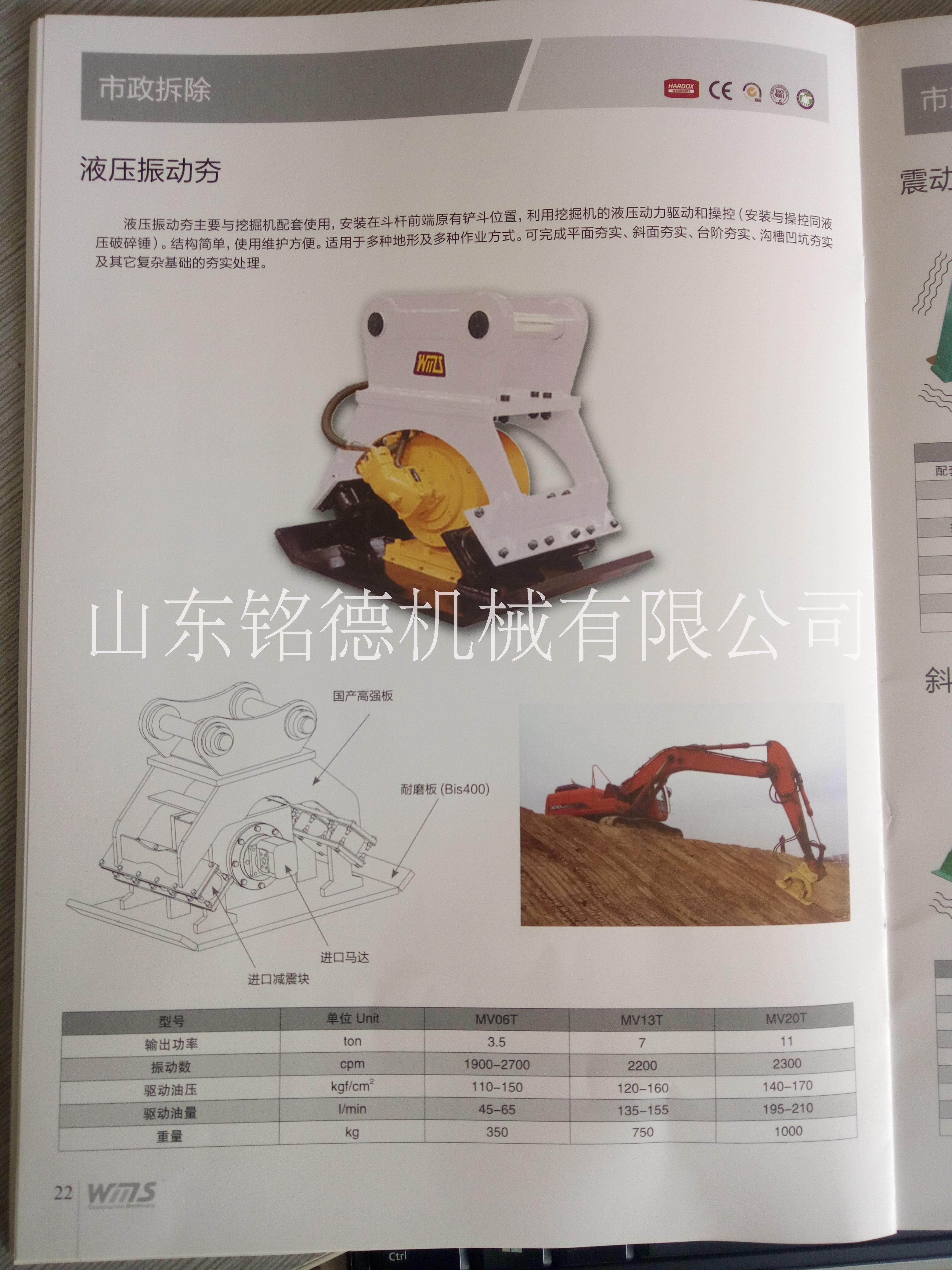廠家直銷卡特凱斯日立小松挖掘機(jī)液壓振動(dòng)夯 液壓振動(dòng)夯報(bào)價(jià)