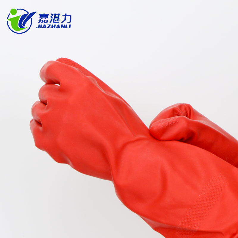 廠家直銷(xiāo)超護(hù)防水家務(wù)清潔手套 防油廚房洗碗洗衣服 家用乳膠手套