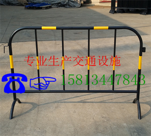 【道路維修】道路施工施工鐵馬_制作黃黑施工鐵護欄廠家