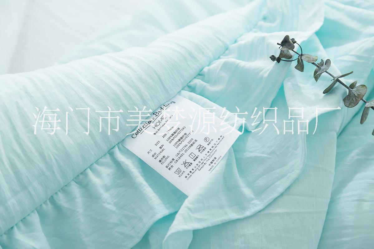 可水洗的水洗棉空調夏涼被 環(huán)保親膚泡泡夏被