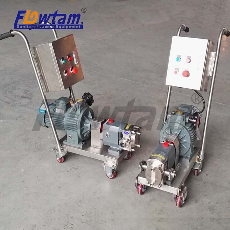 不銹鋼凸輪式膠體泵 變頻大流量高粘度雙內(nèi)轉(zhuǎn)子輸送泵