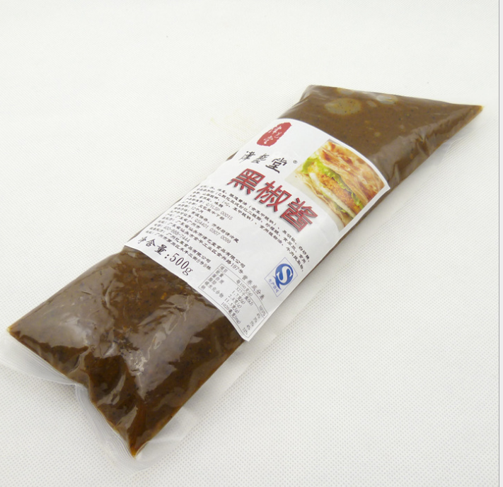 津藝堂黑椒醬烘焙調(diào)料醬披薩黑椒牛排燒烤意面500g*24袋