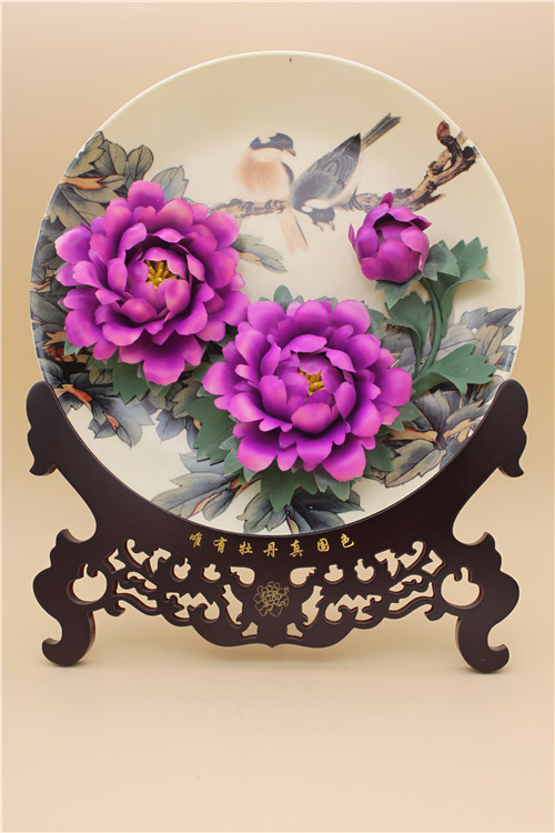 洛陽鏤空牡丹瓷 洛陽文化商務禮品