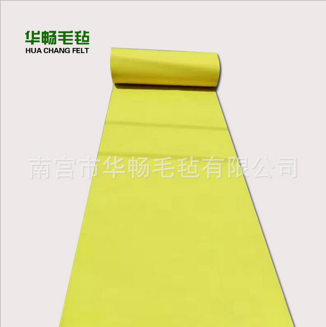 化纖毛氈加厚工業(yè)毛氈布加工定制