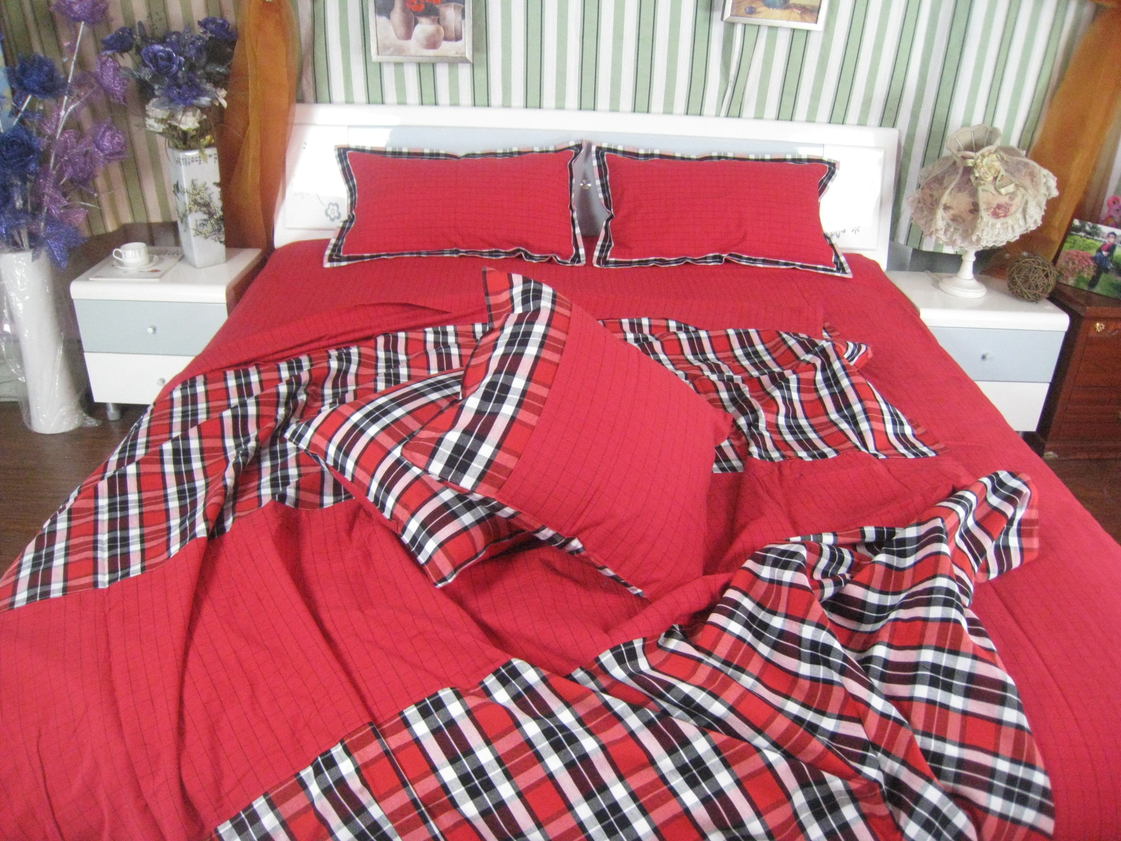 供應(yīng) 慈母愛老粗布拼接六件套系列