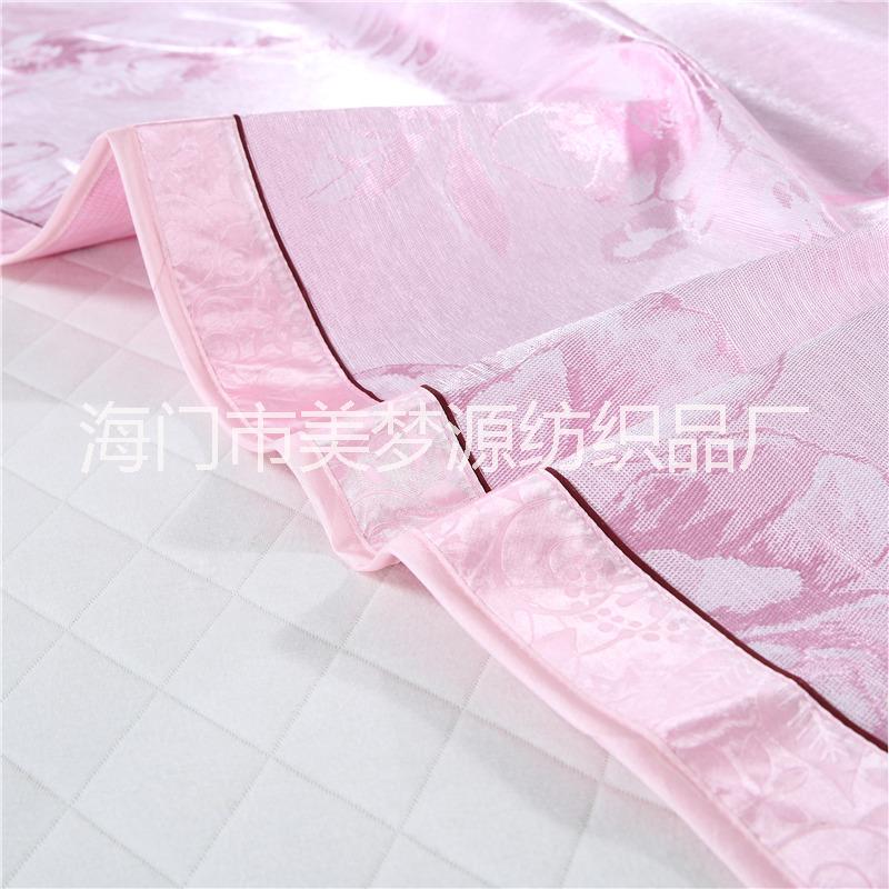 提花冰絲涼席 可折疊水洗的涼席 冰絲涼席江蘇生產(chǎn)廠家 冰絲涼席批發(fā)價(jià)