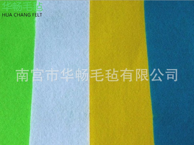 化纖毛氈加厚工業(yè)毛氈布加工定制