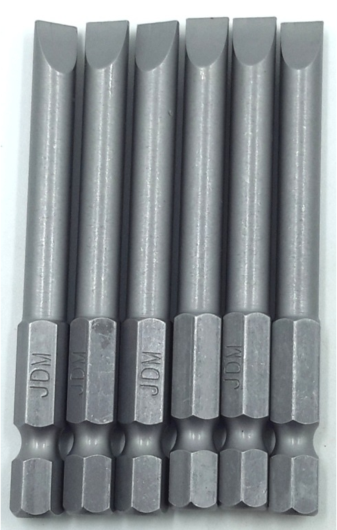 廠家直銷S2材質(zhì)一字螺絲刀頭 風(fēng)批咀H1/4X65MMXSL6