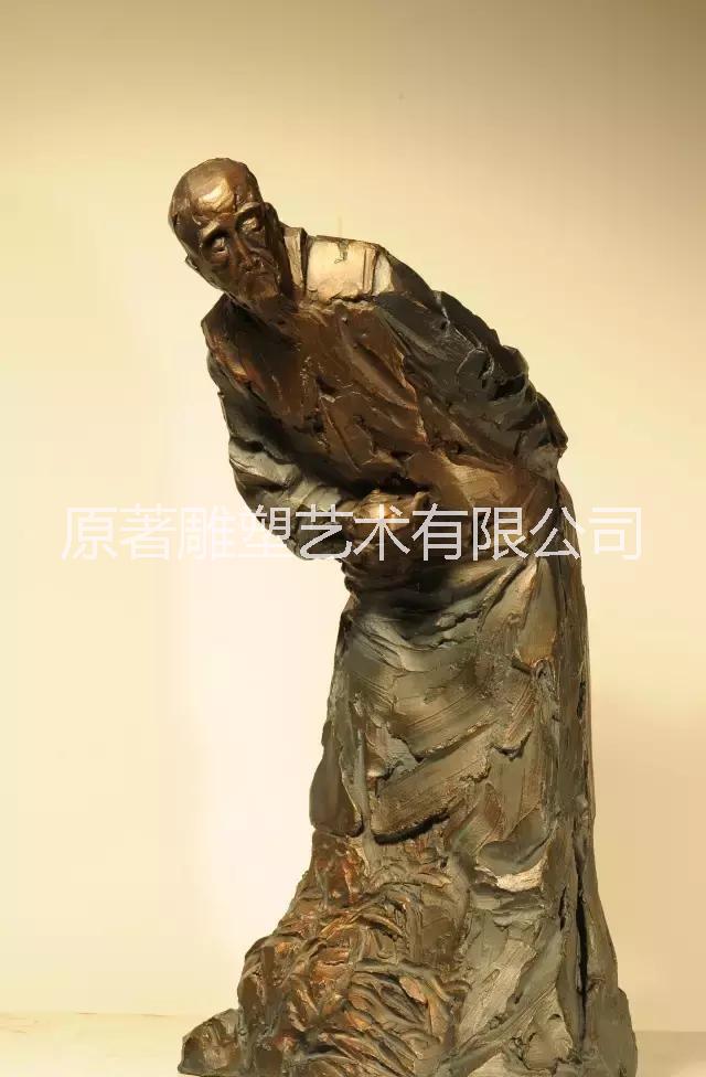 廣東東莞原著雕塑廠家手工制造 揚(yáng)州八怪鑄銅雕塑城市景觀家居擺飾