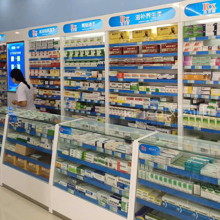 長沙柯杰藥店柜子加工廠 *前柜 開藥店就選柯杰好藥柜