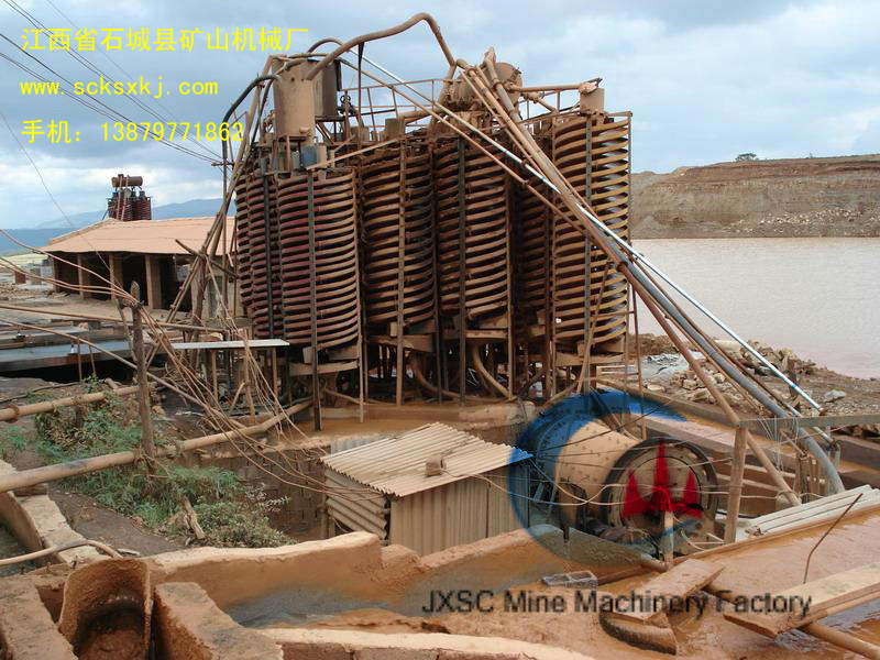 定制螺旋溜槽礦選設(shè)備 螺旋分選機 江西廠家定制