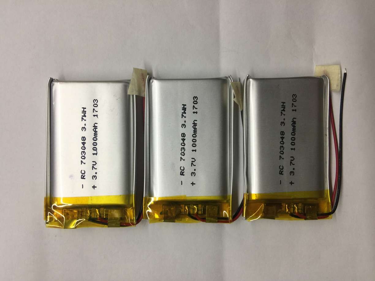 供應(yīng)GPS導(dǎo)航儀用3.7V1000mAH聚合物鋰離子電池