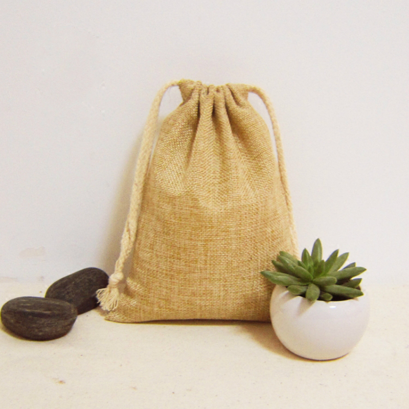 加厚麻布袋批發(fā)環(huán)保束口袋廠家定做精美禮品袋