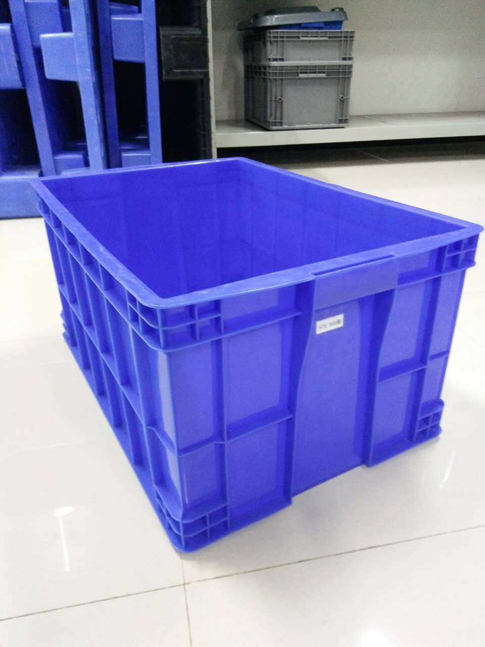 物流配件箱485-350塑料周轉箱加厚物流箱帶蓋周轉箱五金箱