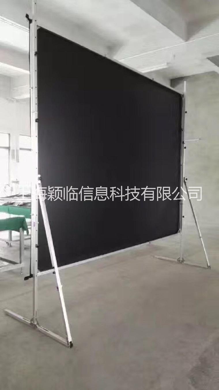 熱銷180寸16:9 3D金屬白軟灰軟快折幕帶航空箱 可攜帶快速折疊投影幕投影屏折疊幕