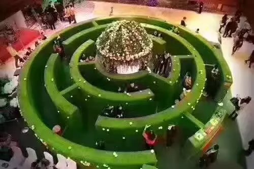 新品租賃綠境迷宮 綠雕造型制作出租出售廠家
