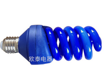 【科學(xué)設(shè)計】歐蕾普OT--88 螺旋型220V彩色全螺節(jié)能燈--E27藍(lán)色燈