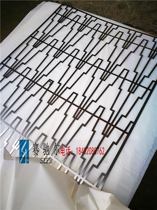 供應(yīng)霸州市*花格酒店屏風(fēng) 定制不銹鋼隔斷裝飾屏風(fēng)