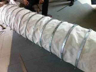 廣州散裝水泥帆布伸縮袋價(jià)格，干灰輸送軟連接優(yōu)勢