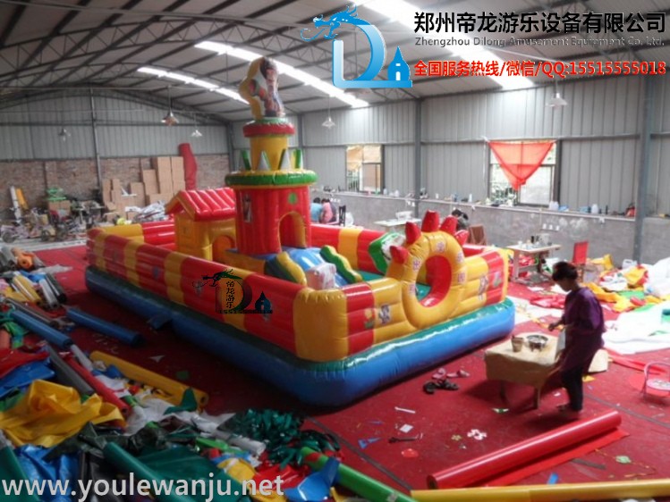 98平迪士尼兒童充氣城堡-鄭州帝龍充氣城堡廠家