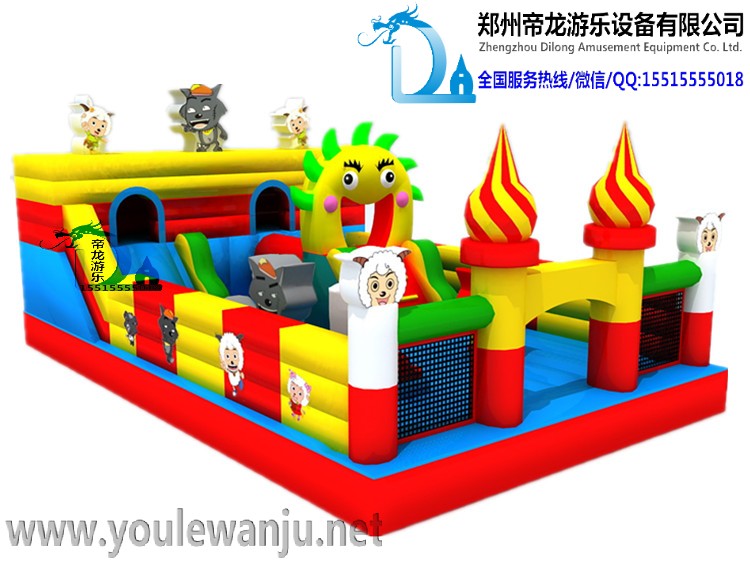 特價供應(yīng)充氣玩具城堡蹦蹦床_充氣城堡_新款充氣滑梯 廠家直銷