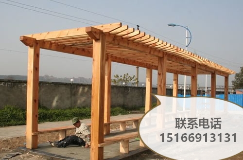 仿木花架 仿木花架 仿木亭子