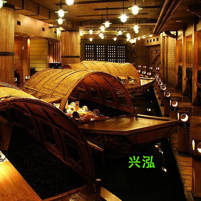 供應(yīng)興泓景觀裝飾船 水上餐飲船