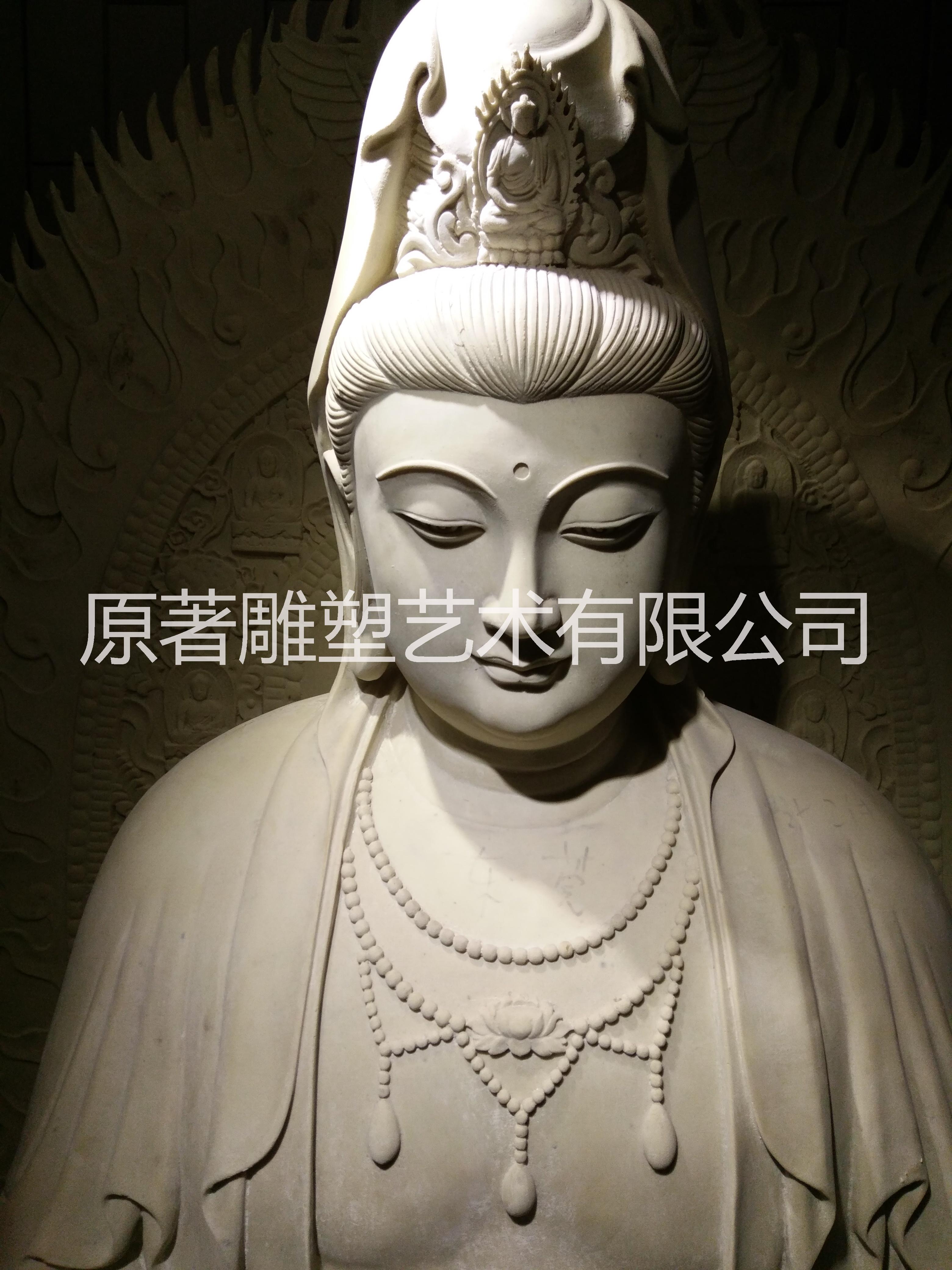 東莞原著雕塑公司生產(chǎn)供應觀世音菩薩佛像 園林寺廟宗教擺件
