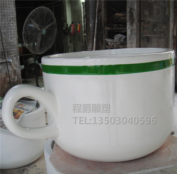 廣州仿真模型雕塑價(jià)格，直批玻璃鋼仿真茶椅子廠家生產(chǎn) 專業(yè)定制 玻璃鋼仿真茶杯椅子