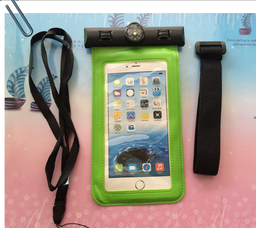 指南針掛式兼臂帶款手機防水袋 *手機防水袋 指南針手機防水袋