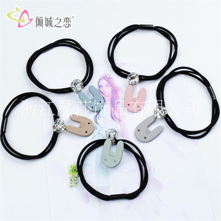 浙江晶莎學(xué)*繩強拉不斷扎頭發(fā)卡通小熊女*圈廠家直銷