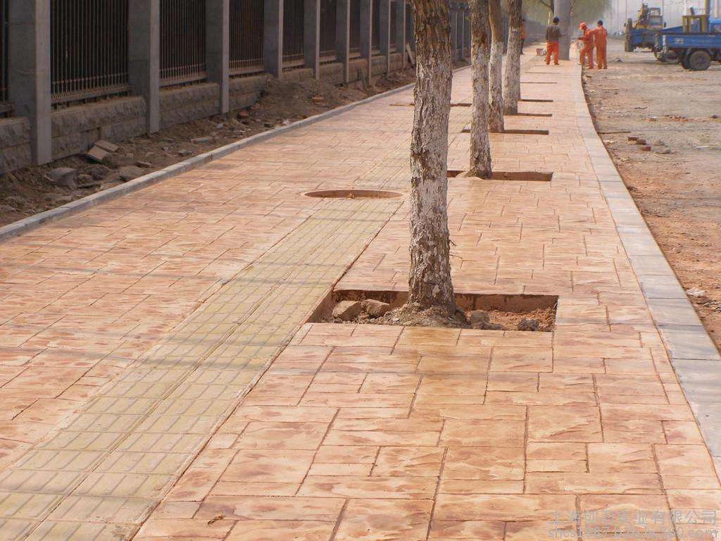 藝術(shù)壓花地坪 品臻壓花地坪