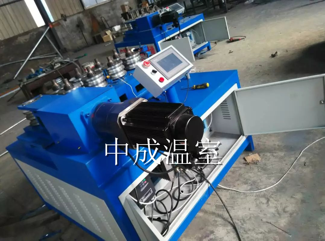 溫室大棚設(shè)備全自動彎管機，大棚骨架打彎機，大棚彎拱機