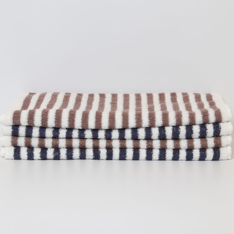 廠家直銷 廠家直銷純棉色織毛巾 *外貿(mào)純棉條紋毛巾 居家面巾 按需求定制