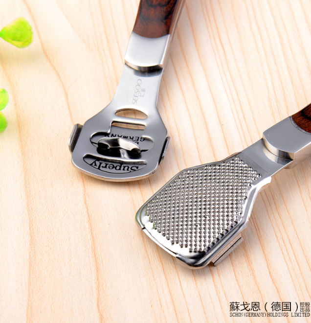 七素修腳刀工具去死皮角質(zhì)老繭磨腳器搓腳板刮腳刀去腳部皮修腳器