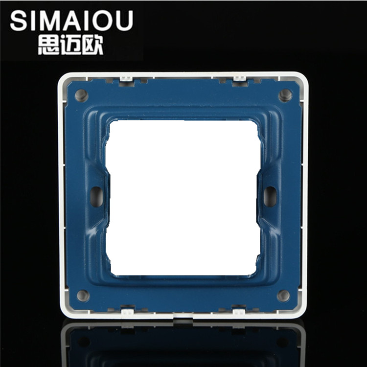 美加順空白面板 86型暗裝雅白擋板開關(guān)電源插座家居電工產(chǎn)品