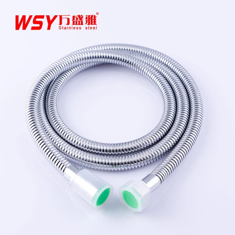 長(zhǎng)期供應(yīng) 萬(wàn)盛雅牌加密型雙扣進(jìn)水管 花灑軟管淋浴管